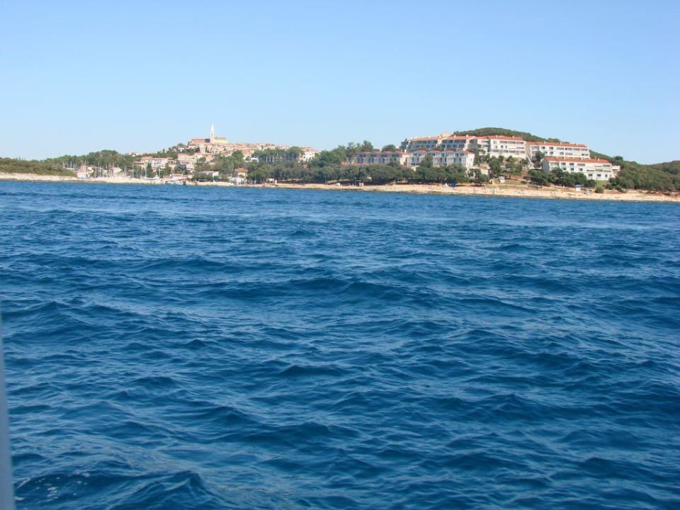 Die Anlage vom Meer aus gesehen Maistra Select Belvedere Resort