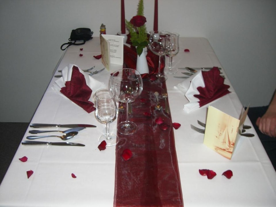 Das 4-Gänge-Menü Hotel Kaliebe