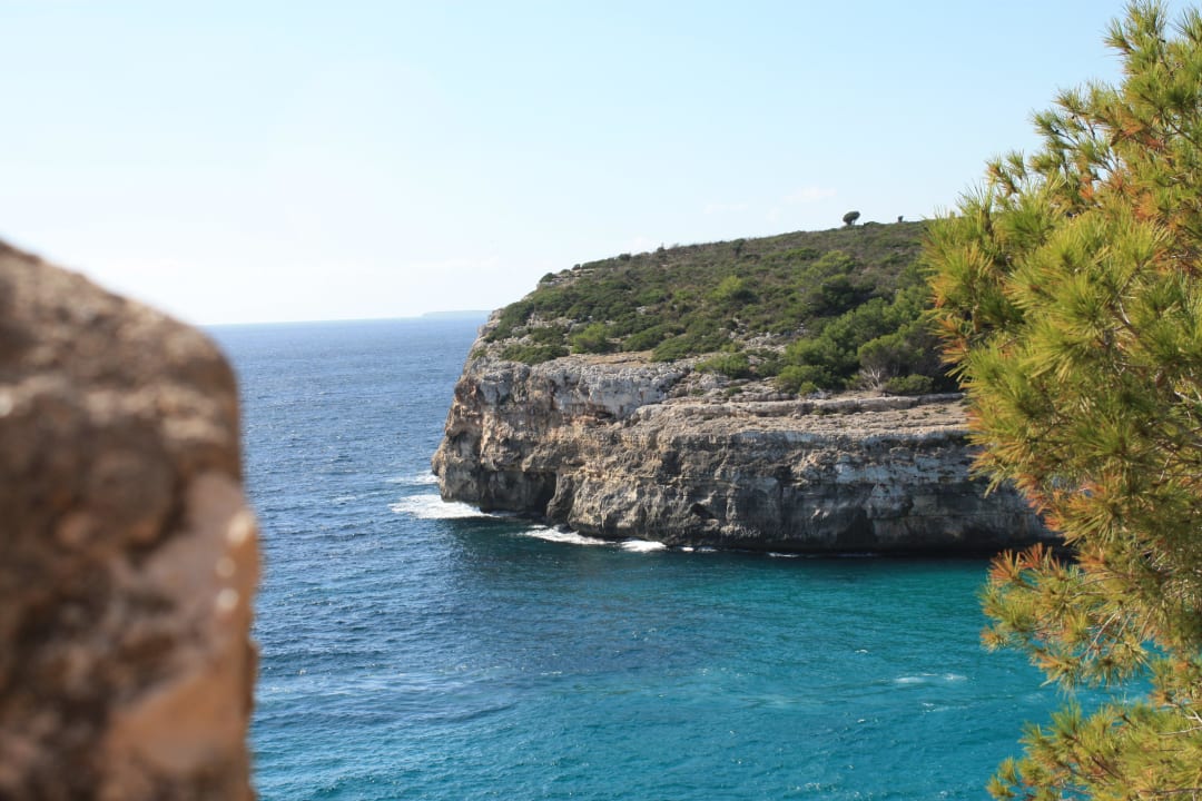 Ausblick auf Bucht blau punta reina