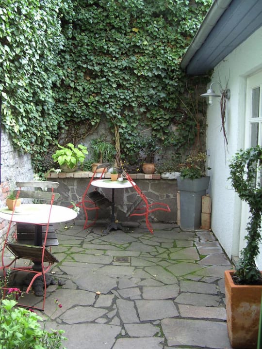 Innenhof Pension Reuss