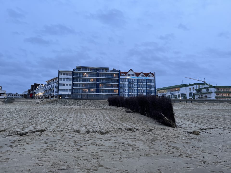 Außenansicht Strandhotel Duhnen / Aparthotel Kamp
