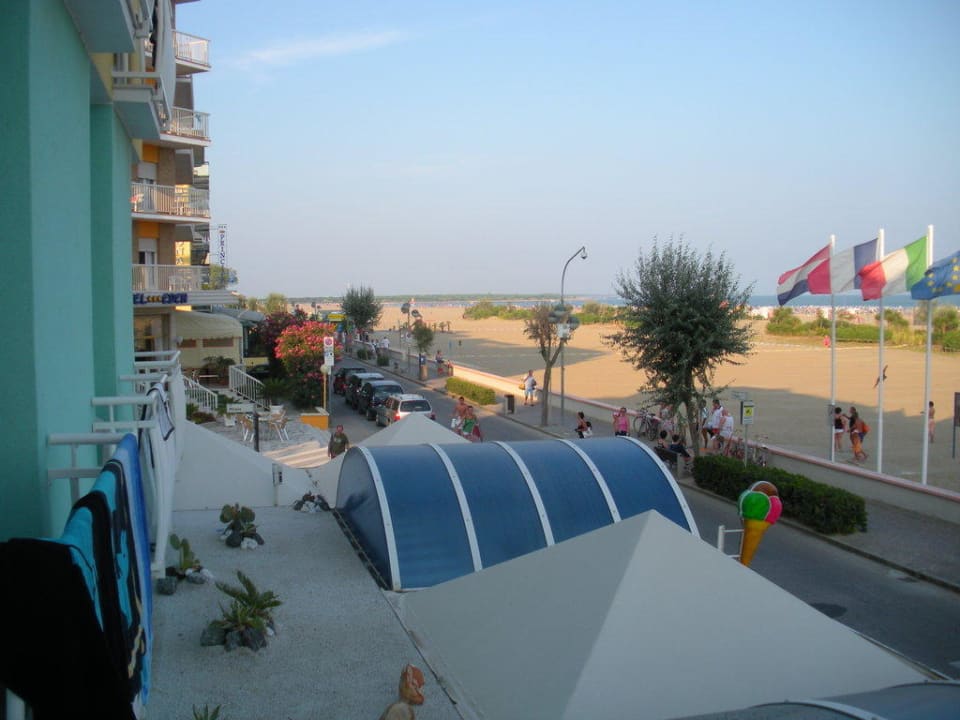 Ausblick in Richtung Bibione Hotel Lux