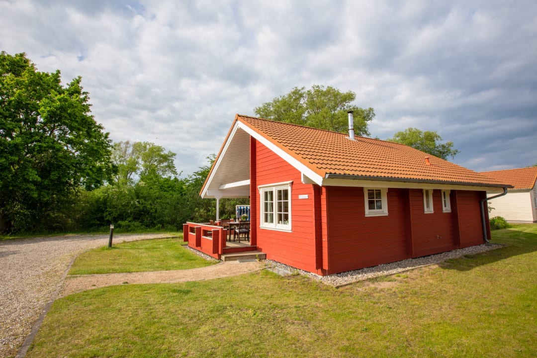 Außenansicht Strandhäuser am Leuchtturm