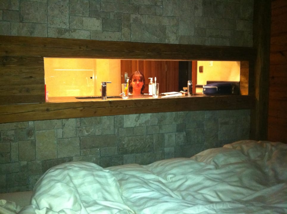 Blick ins Badezimmer Hotel Bayerwaldhof