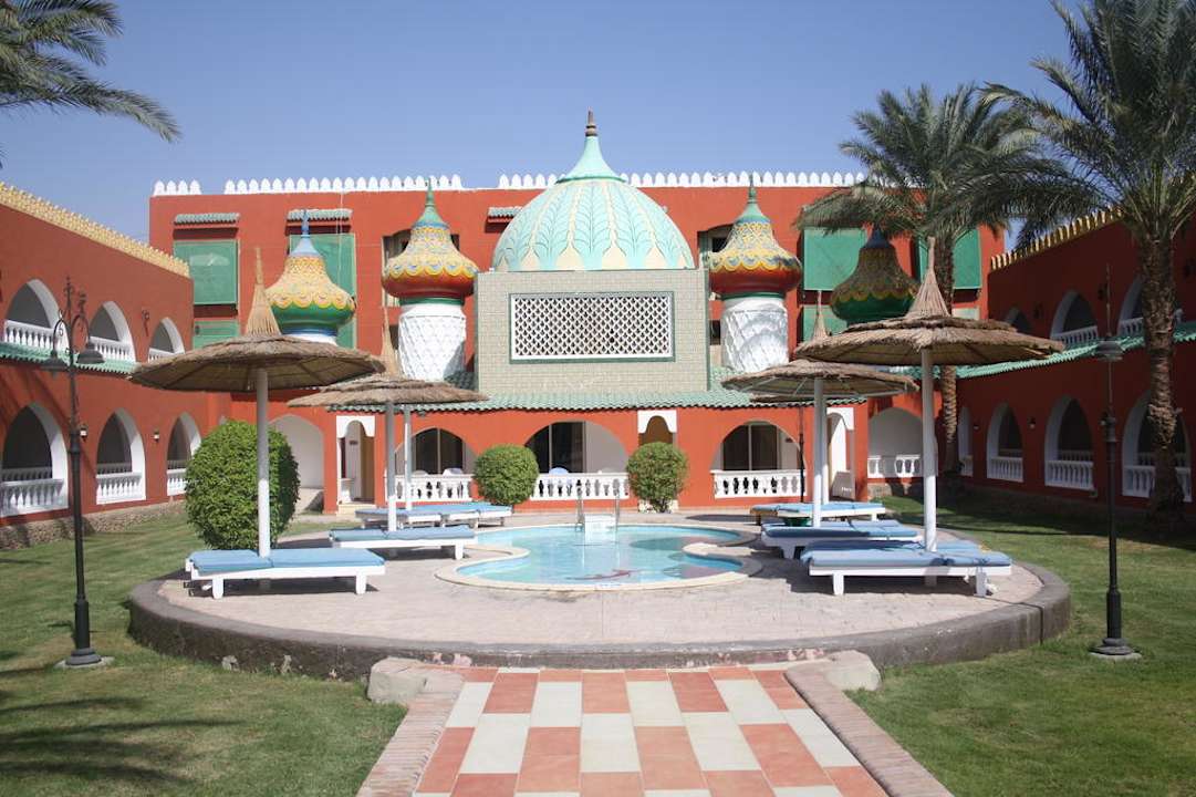 Innenhof Pickalbatros Alf Leila Wa Leila Resort - Neverland Hurghada