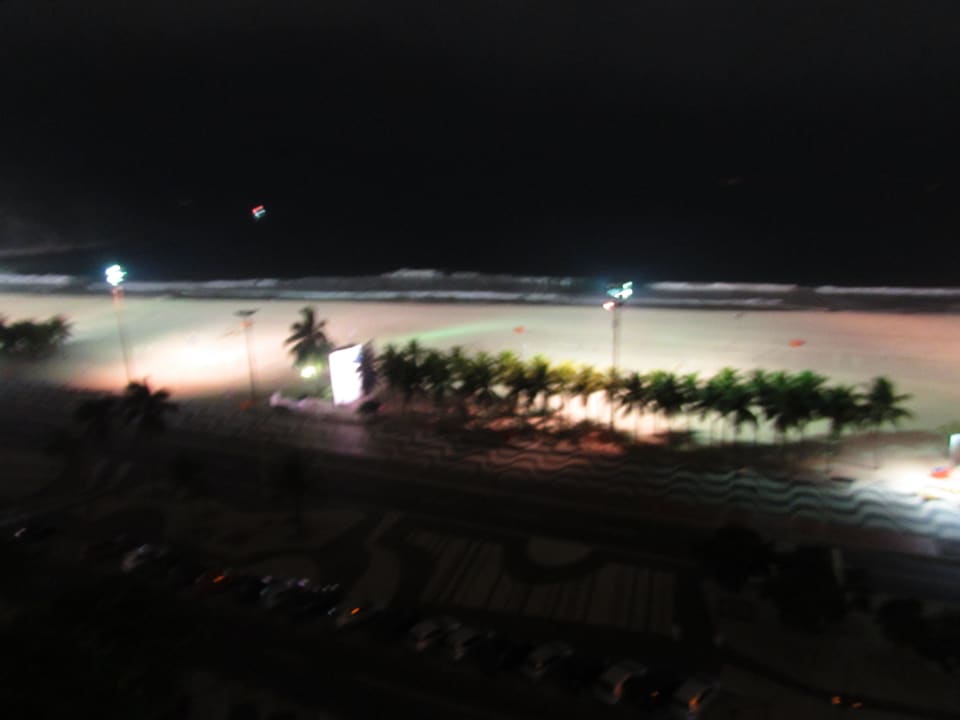 Blick Nachts vom Zimmer aus Hotel Windsor Leme