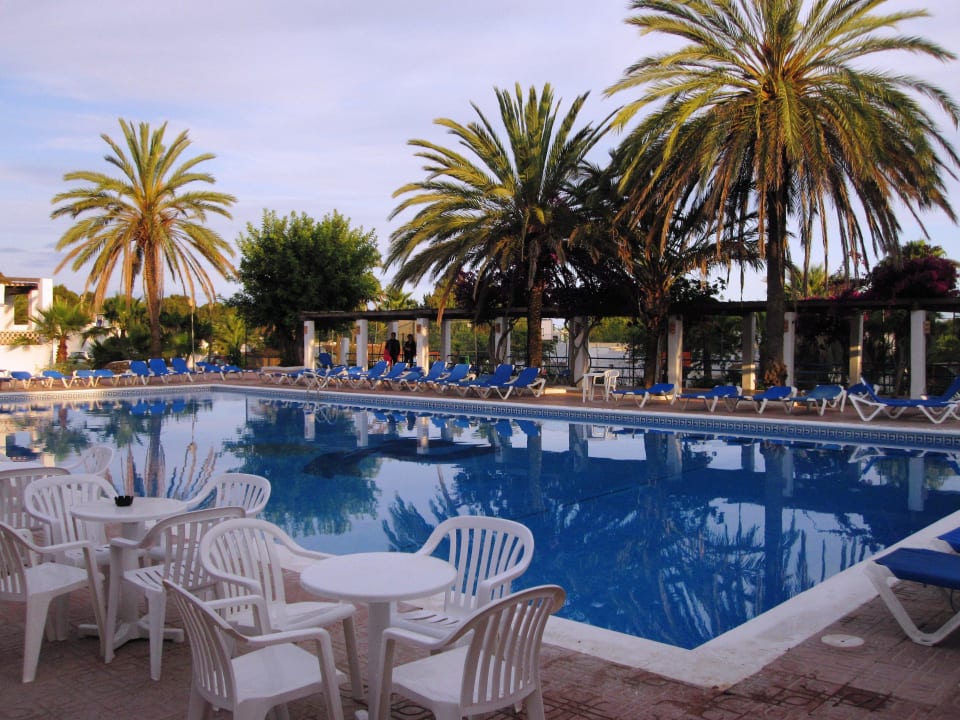 Kleiner, aber sauberer Pool Cala Llenya Resort Ibiza