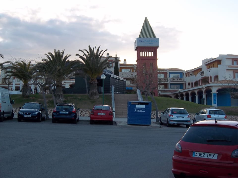 Blick zum Sportbereich blau punta reina