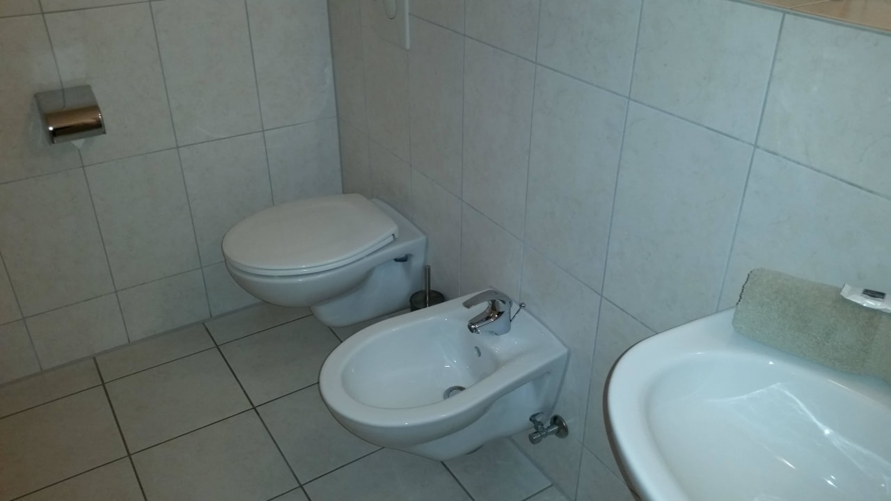 Badezimmer Hotel Ampervilla