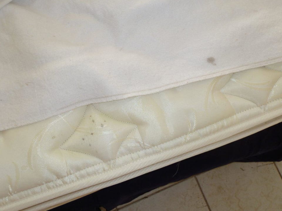 Matratze und Schoner mit Stockflecken  Royalton Splash Punta Cana