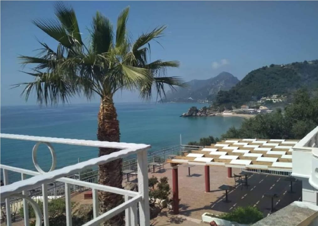 Ausblick Sunrock Corfu/Madalenas B&B