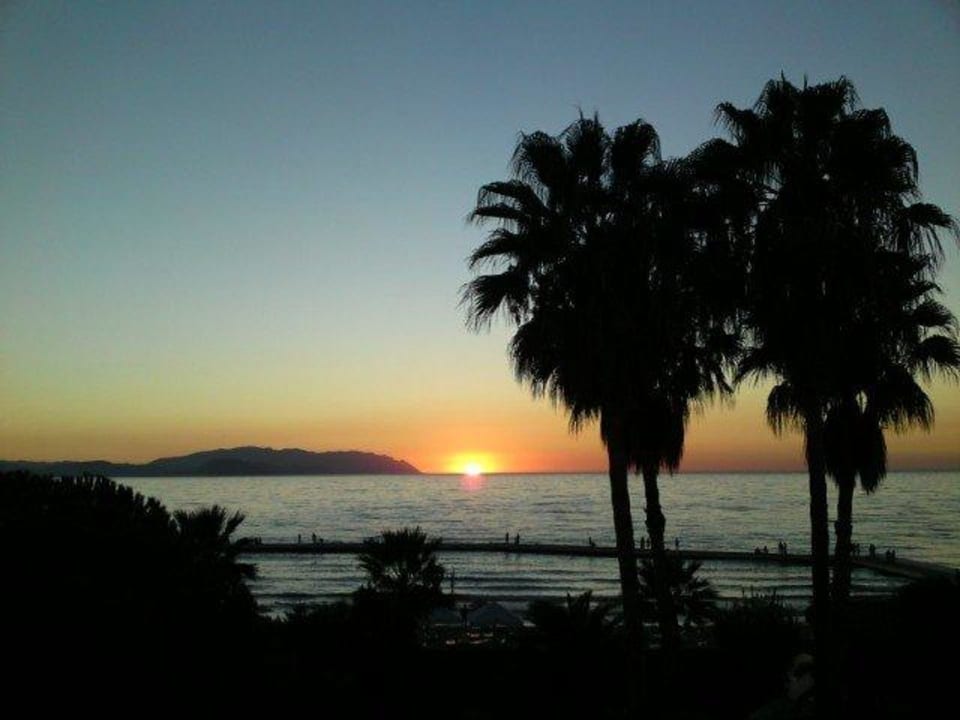 Sonnennuntergang vom Balkon aus Atlantique Holiday Club