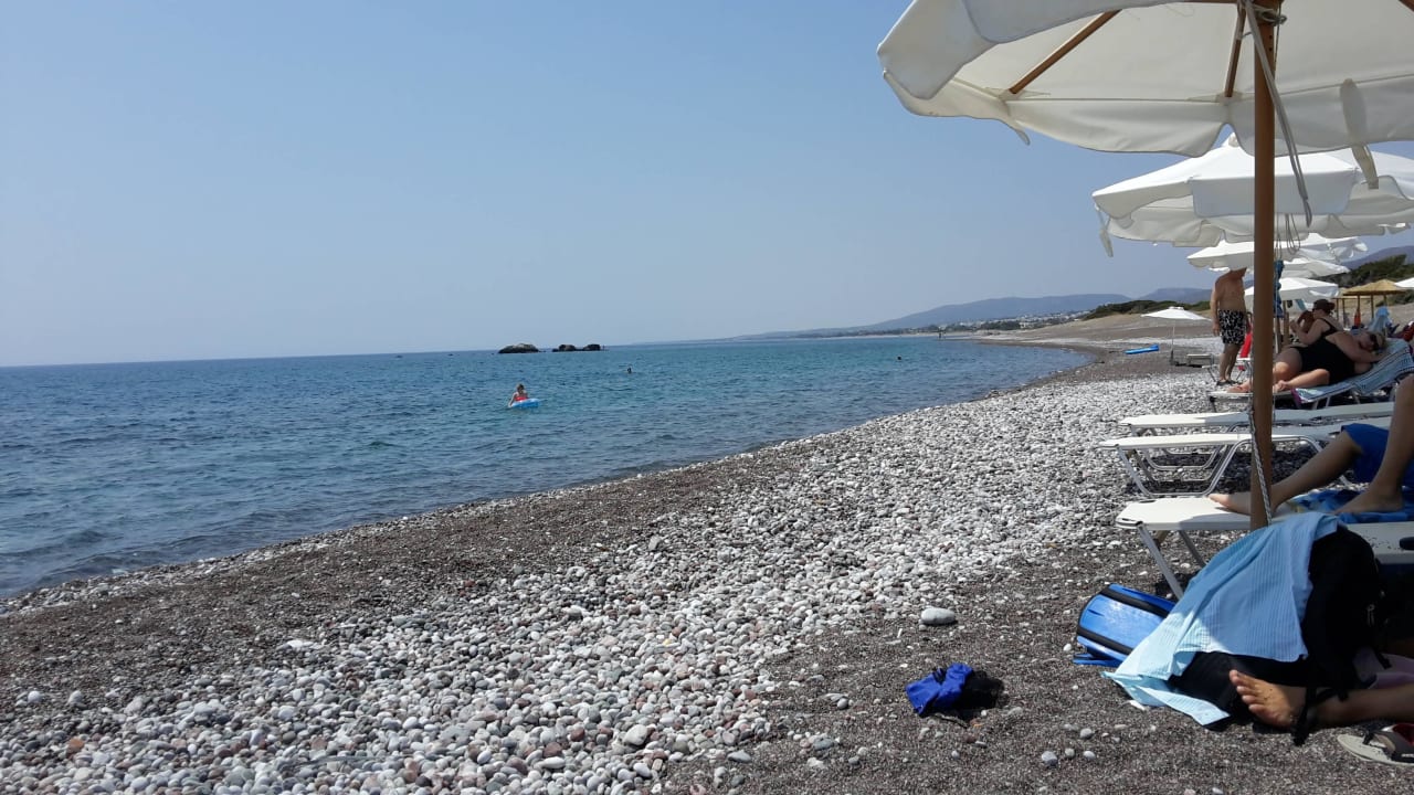 Der Strand 5min vom Hotel Ekaterini Hotel