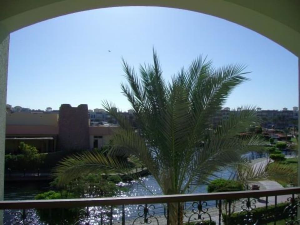 Blick vom Balkon Pickalbatros Dana Beach Resort - Hurghada