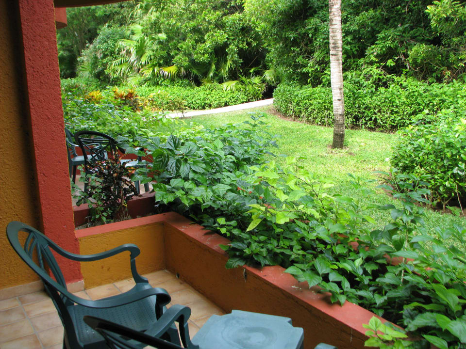 Blick von der Terrasse Catalonia Playa Maroma