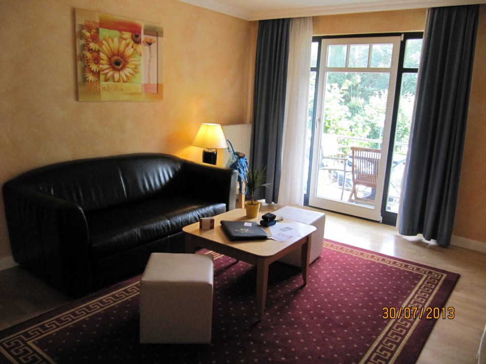 Gemütlicher Wohnbereich  Hotel Vier Jahreszeiten Kühlungsborn