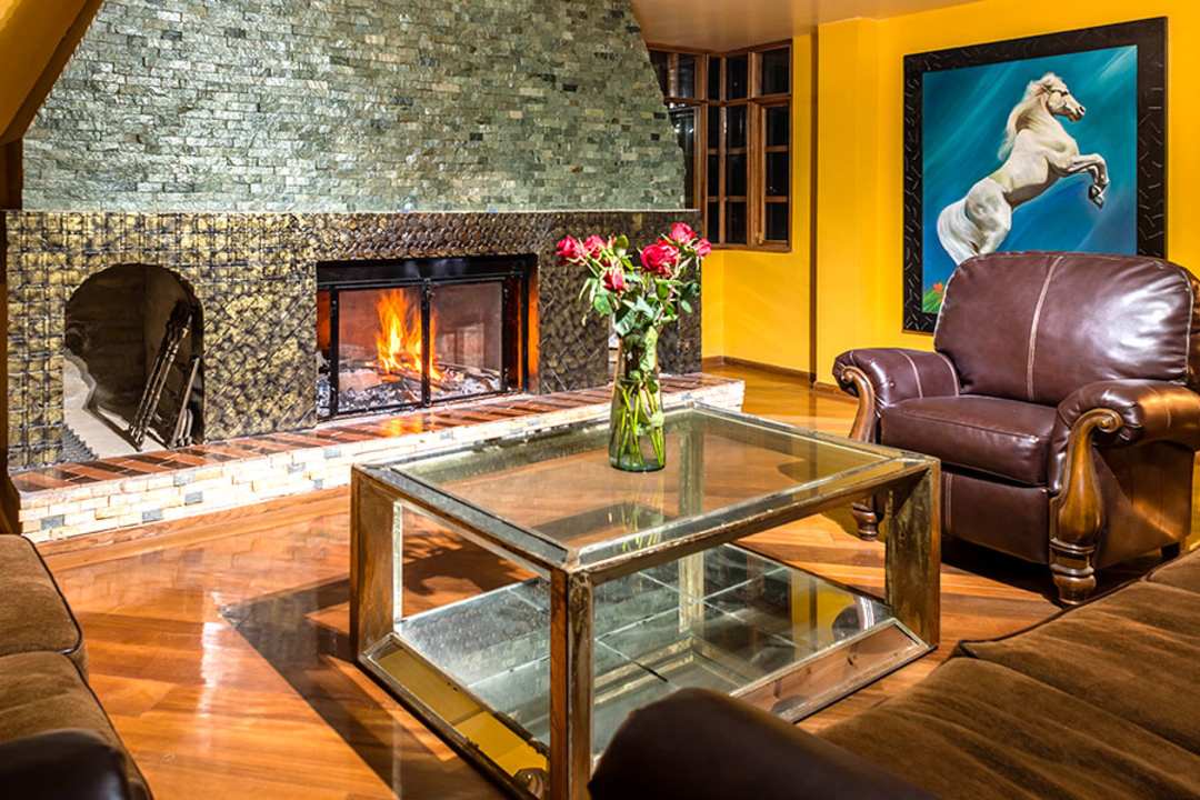 Lobby Hosteria PapaGayo Cayambe