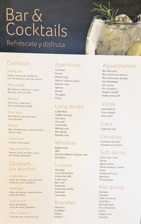 Gastro Hotel Riu Palace Tres Islas