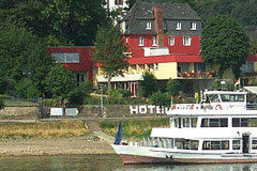 Ansicht vom Rhein Hotel Zur Mühle