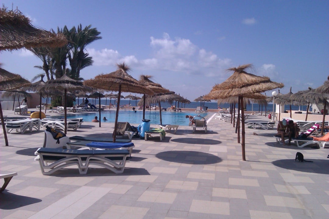 Pool mit Blick aufs Meer (Süßwasser) Hotel El Mouradi Djerba Menzel