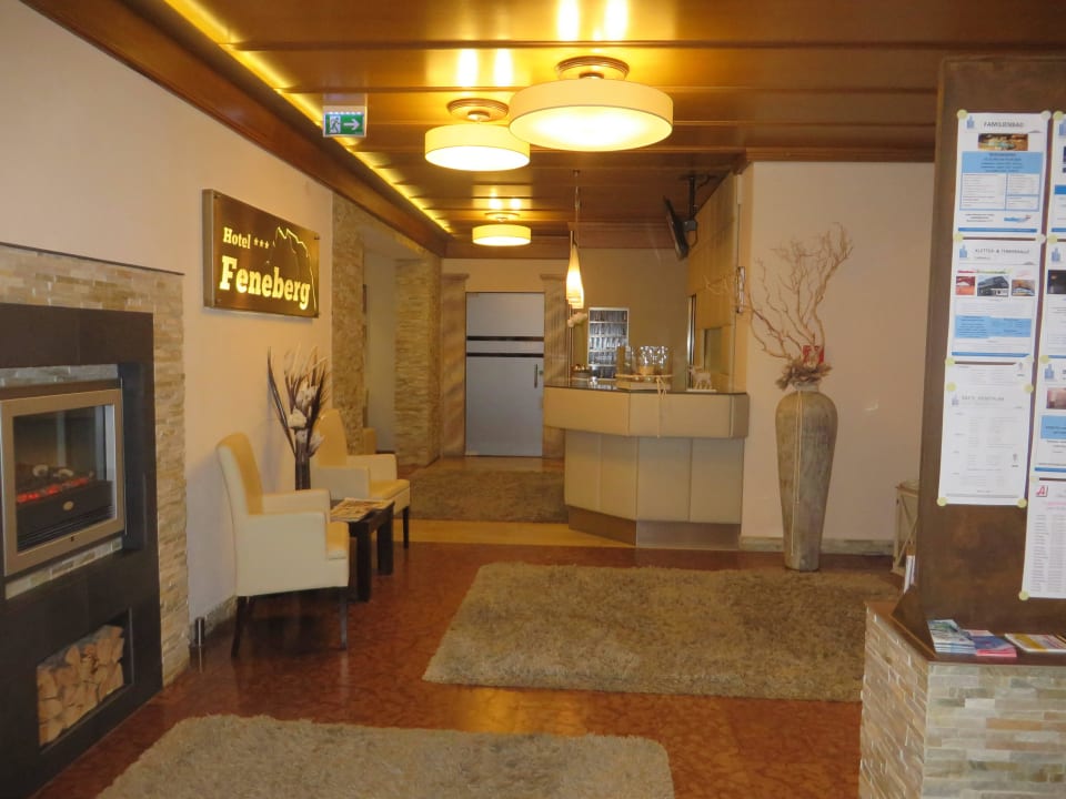 Lobby und Rezeption Hotel Feneberg