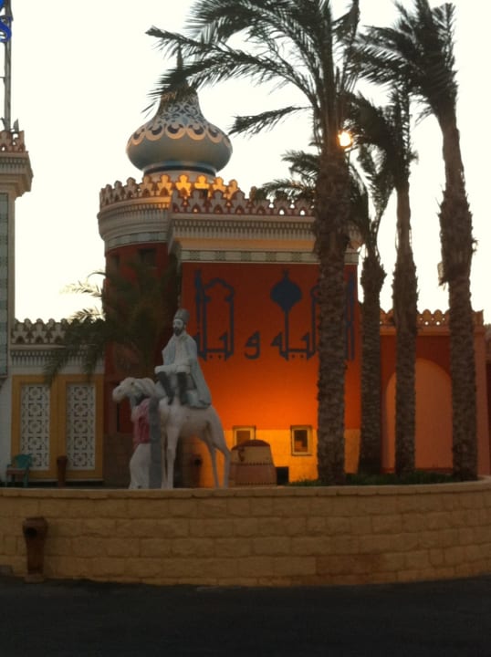 Haupteingang Pickalbatros Alf Leila Wa Leila Resort - Neverland Hurghada