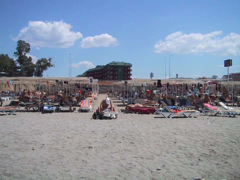 Strandblick Richtung Hotel Aydinbey Gold Dreams