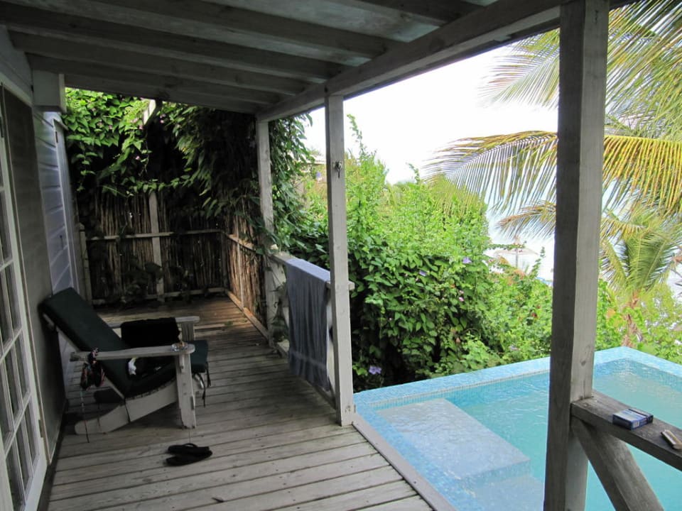 Plunge Pool auf der Terrasse Cocobay Resort Antigua - Adults only