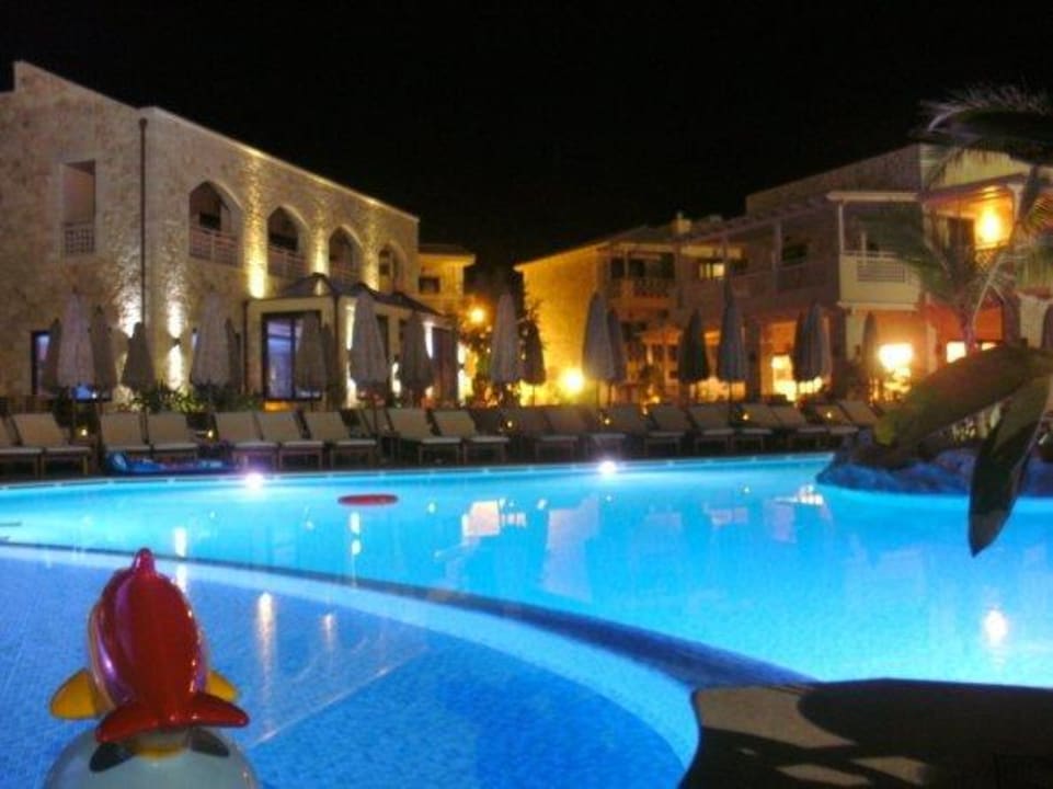 Blick von der Bar auf den Pool Cactus Royal