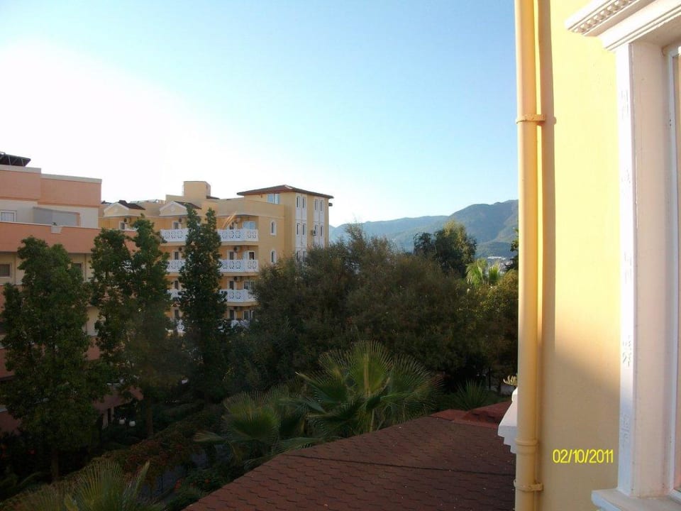 Blick vom Balkon Hotel Club Paradiso