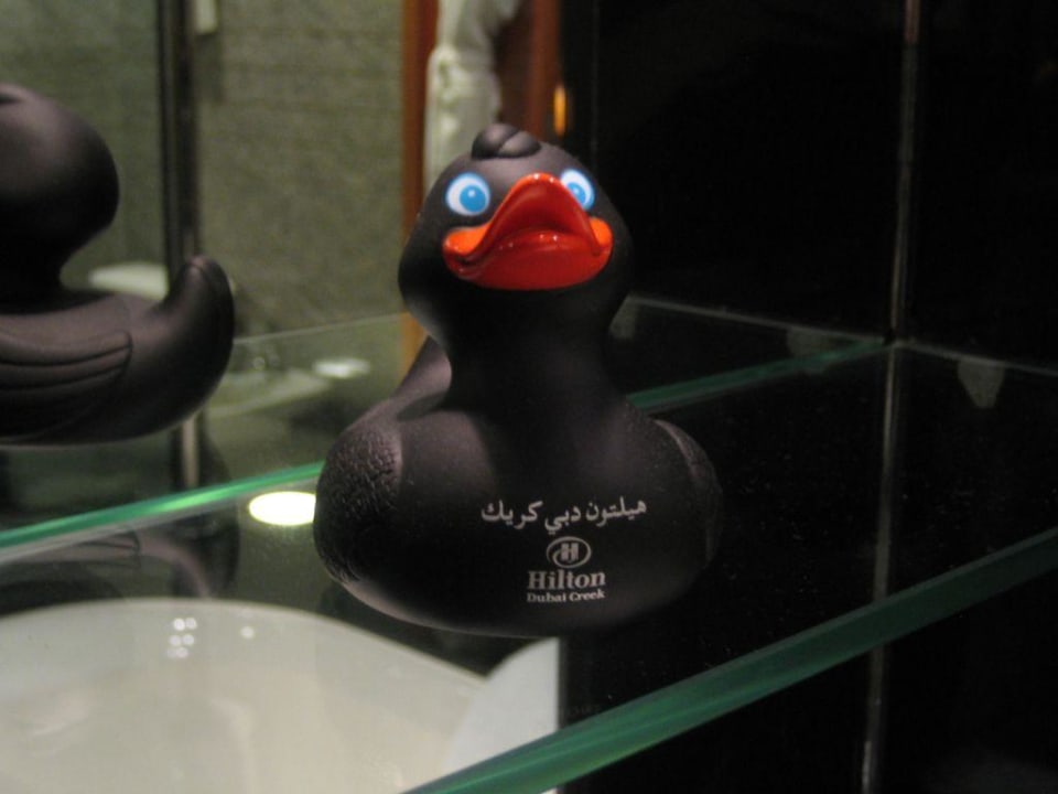 Badeente im Execuitve Room Badezimmer Golden Sands Hotel Creek