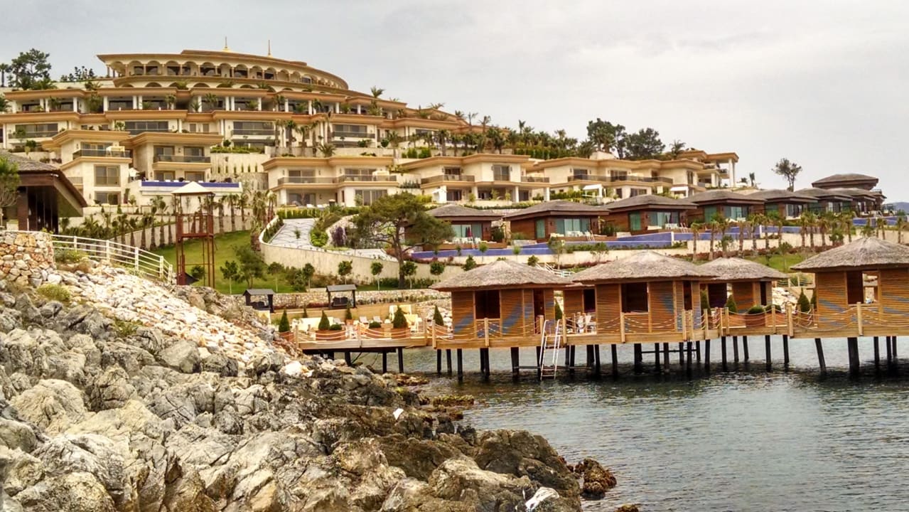 Blick vom Meer The Plaza Bodrum