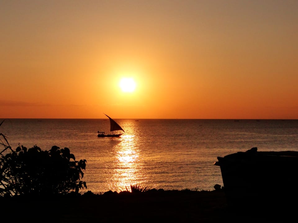 Jeden Abend Sonnenuntergänge Hotel Riu Palace Zanzibar