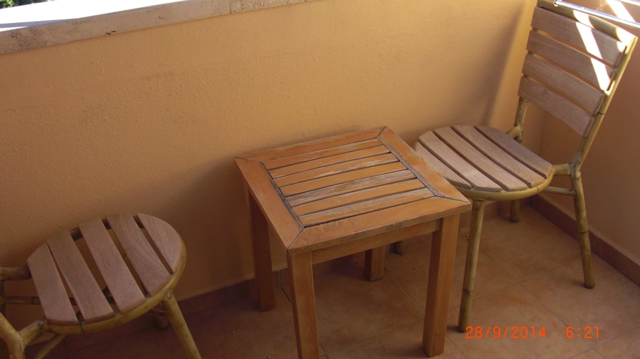 Winziger Balkon Hotel Villa Side