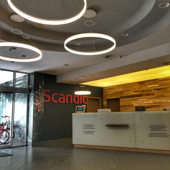 Lobby Scandic Wrocław