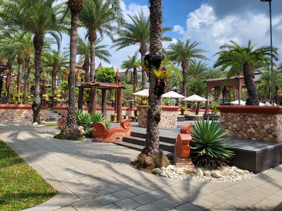 Gartenanlage Ammatara Pura Beach Resort