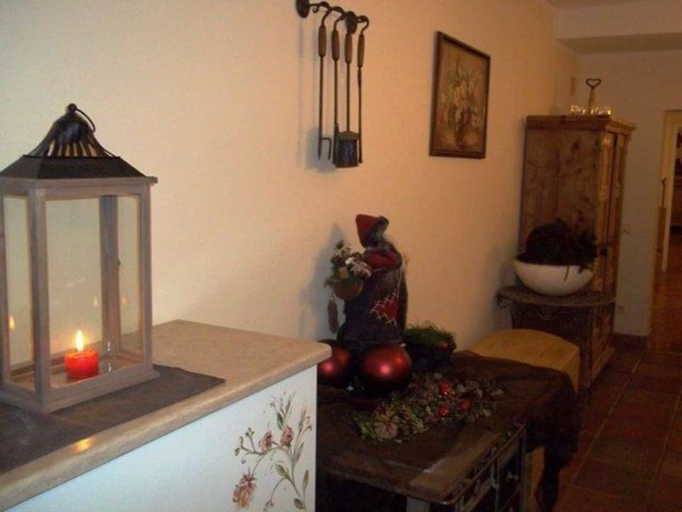 Deko im Eingangsbereich Alphotel Tyrol