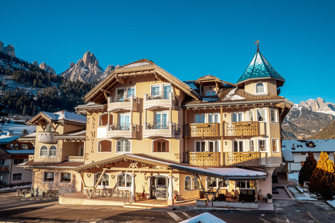 Außenansicht Hotel Chalet Sas Morin