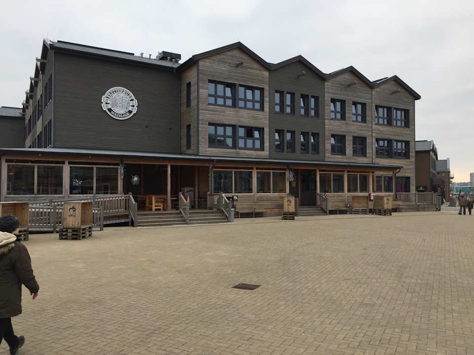 Außenansicht Bretterbude Heiligenhafen