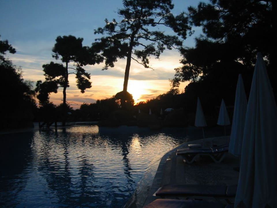 Abendlicht am Pool Blue Waters Club