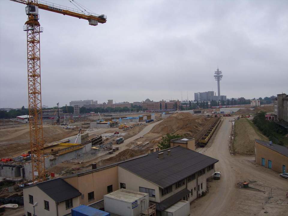 Baustelle am Hotel Premier Inn Wien City Hauptbahnhof