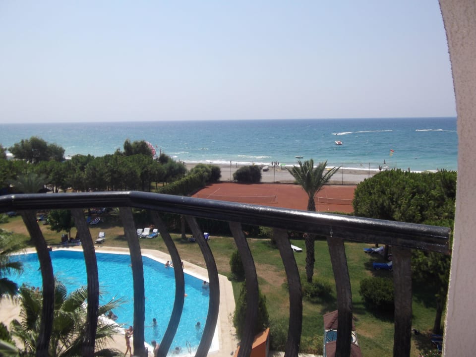 Auf dem Balkon Club Turtas Beach Hotel