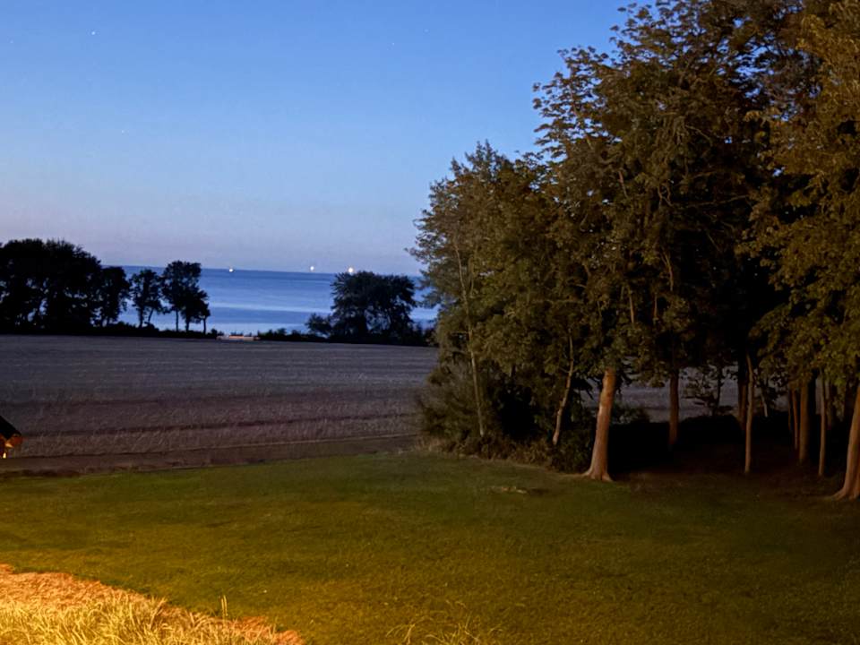 Ausblick Ferienbauernhof Liesenberg mit Meerblick