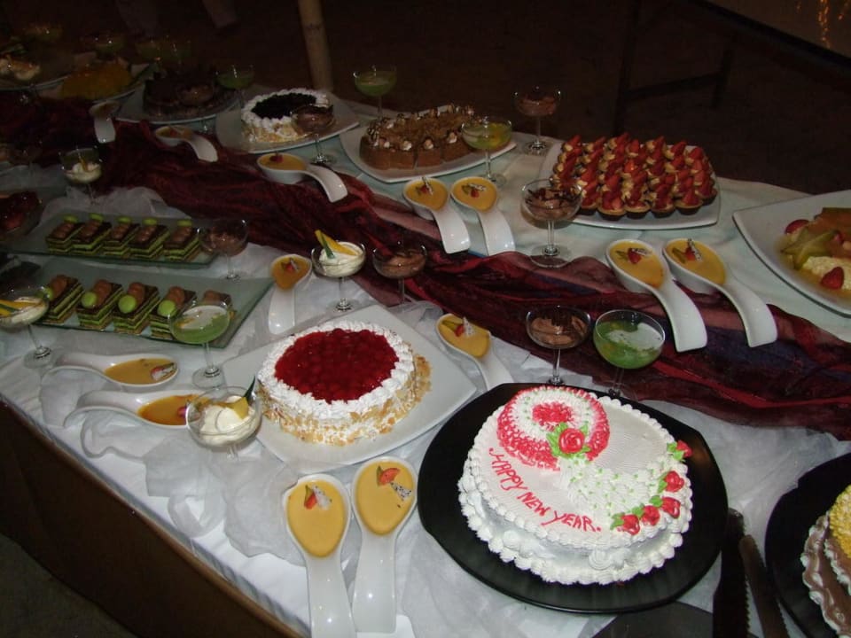 Silvesterbuffet am Beach 2009 im Naithonburi Hotel Naithonburi Beach Resort