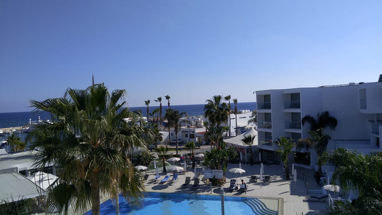 Ausblick Limanaki Beach Hotel