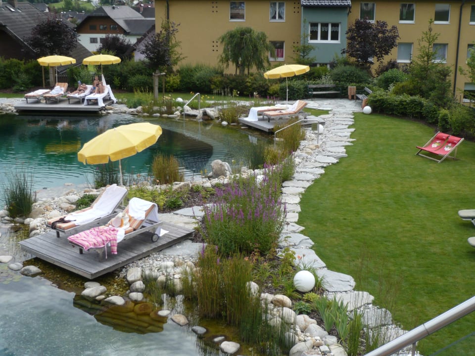 Schwimmteich Wellnesshotel Eggerwirt