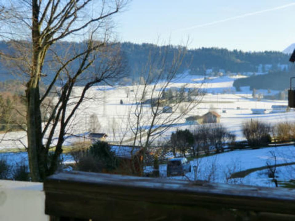 Aussicht Balkon Landhotel Seeg