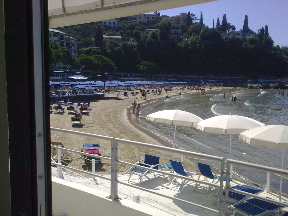 Aussicht vom Zimmer Nr. 11 Hotel Locanda del Lido