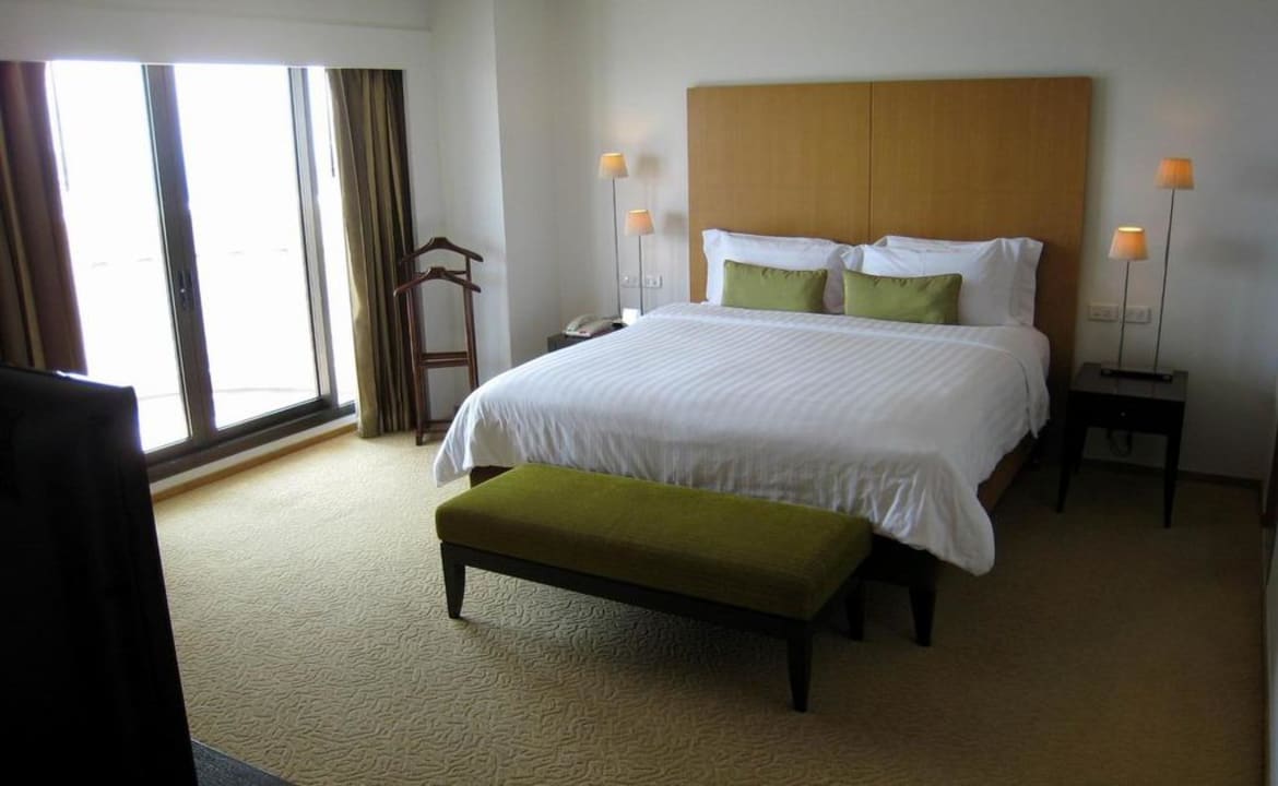 Bedroom of signature suite Tower Club At Lebua