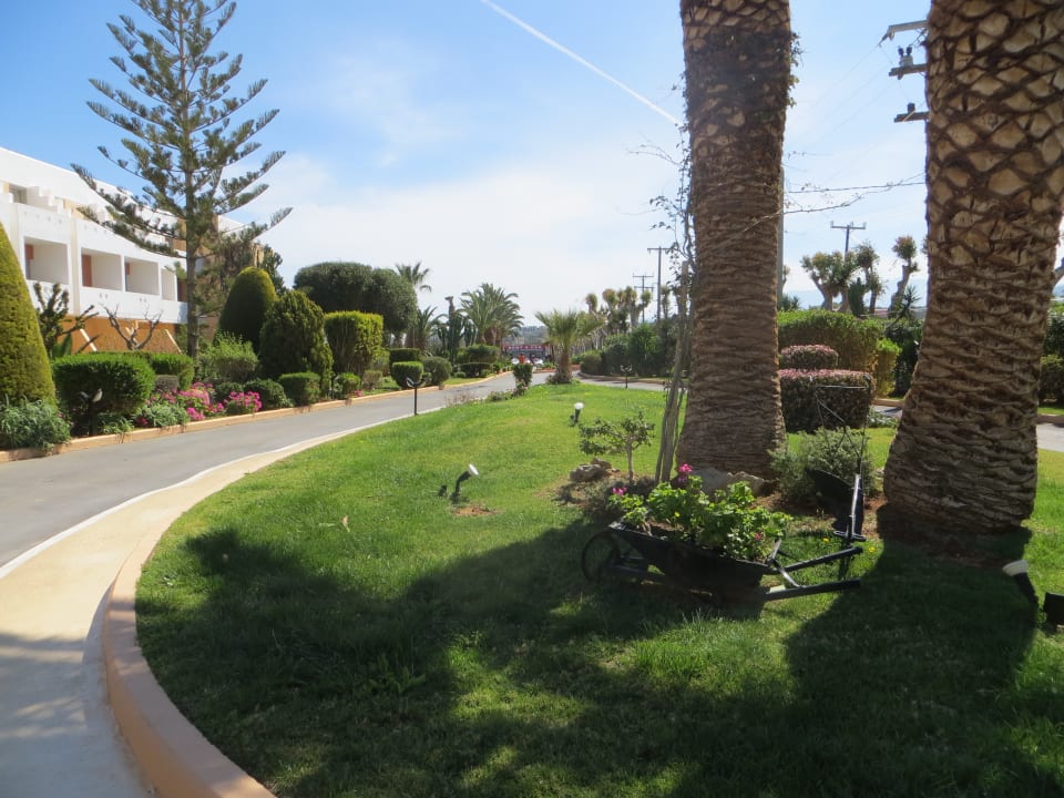 Der Eingangsbereich Anissa Beach & Village